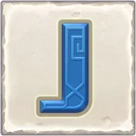 J Kartenzeichen blau